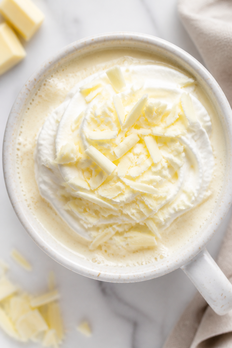 Creamy White Hot Chocolate Recipe