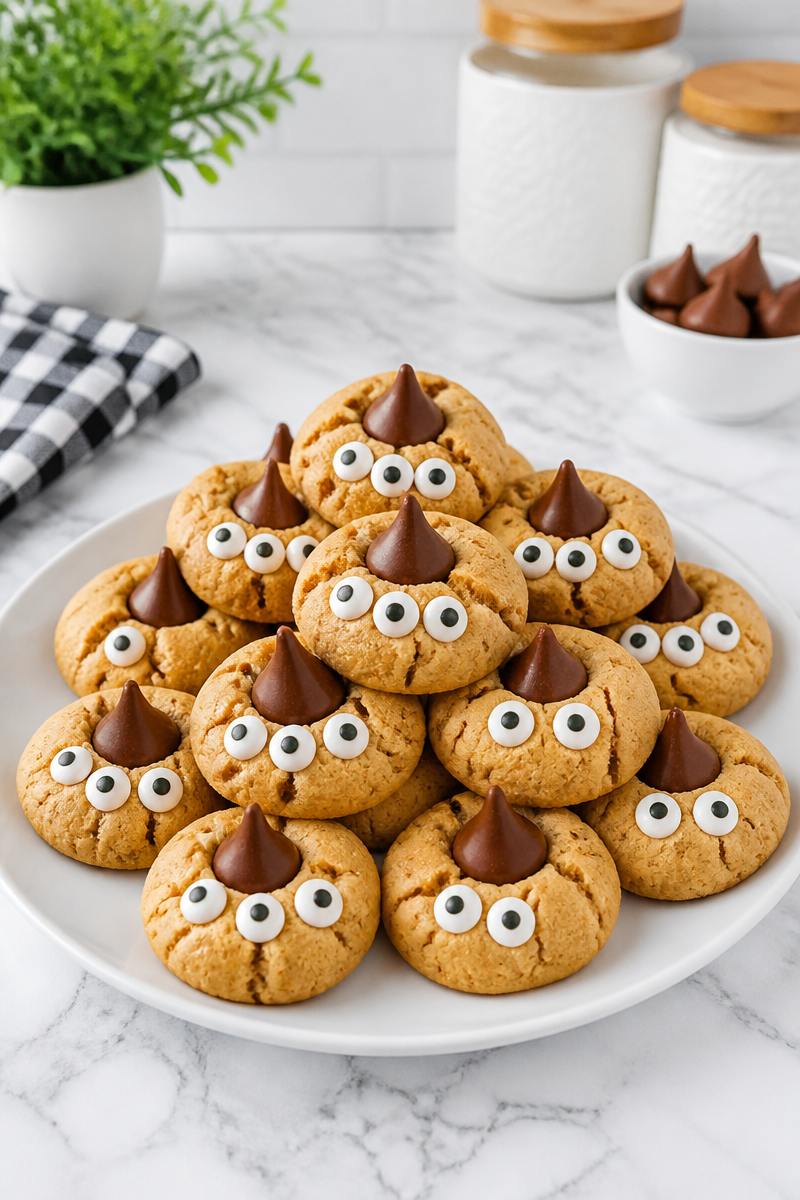 Creepy Monster Eyeball Peanut Butter Blossom Creepy Monster Eyeball Peanut Butter Blossom