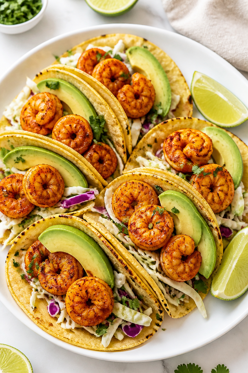 Crispy Air Fryer Shrimp Taco Crispy Air Fryer Shrimp Taco