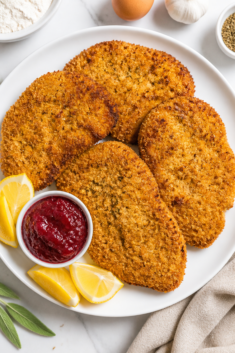 Crispy Air Fryer Turkey Cutlet