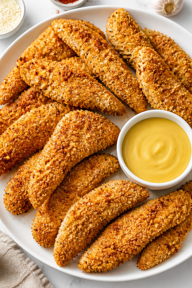 Crispy Baked Chicken Tender Panko Crispy Baked Chicken Tender Panko
