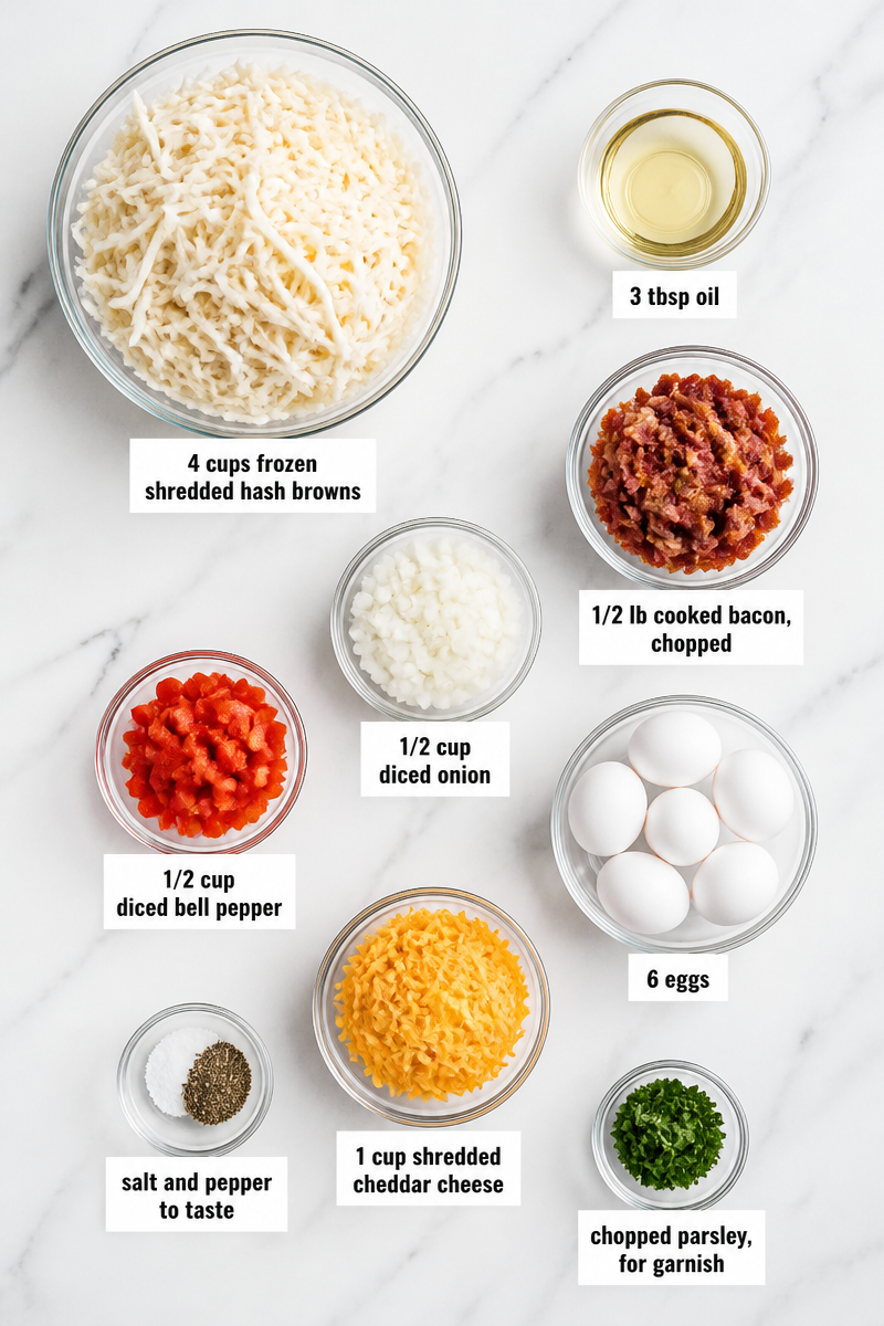 Crispy Hash Brown Breakfast Skillet