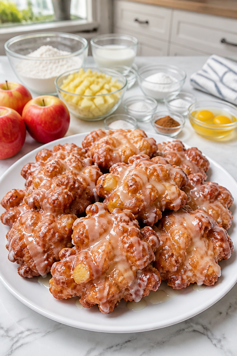 Crispy Homemade Apple Fritters Recipe Crispy Homemade Apple Fritters Recipe