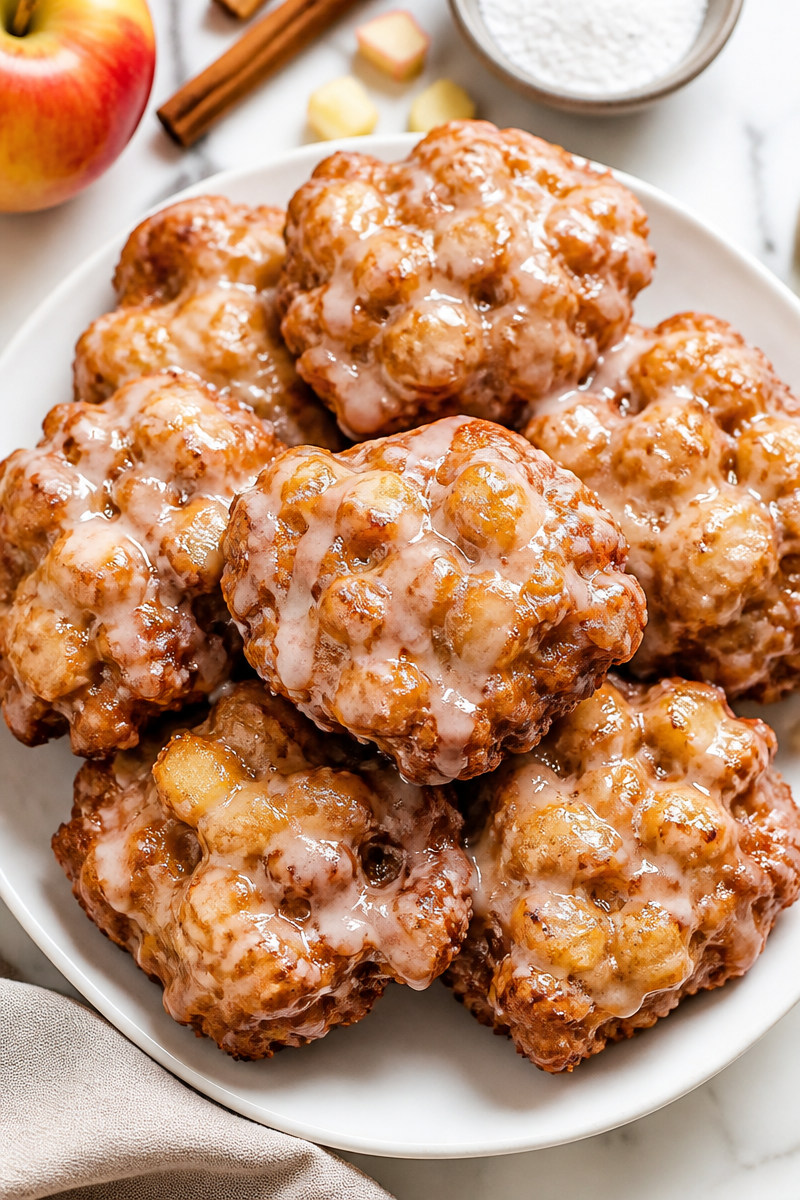 Crispy Homemade Apple Fritters Recipe Crispy Homemade Apple Fritters Recipe