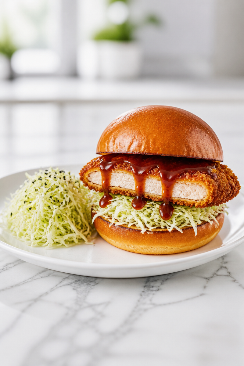 Crispy Panko Chicken Katsu Sandwich Crispy Panko Chicken Katsu Sandwich