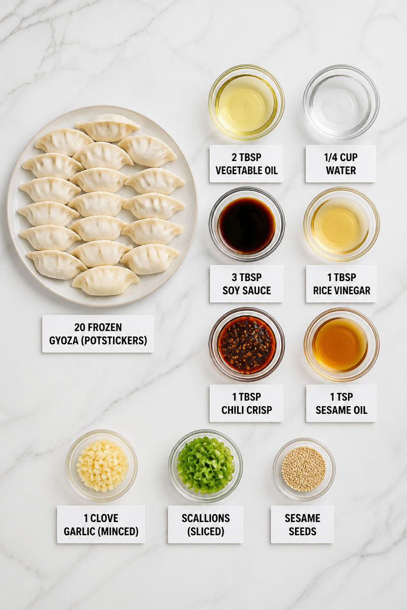 Crispy Smashed Gyoza Chili Oil Crispy Smashed Gyoza Chili Oil