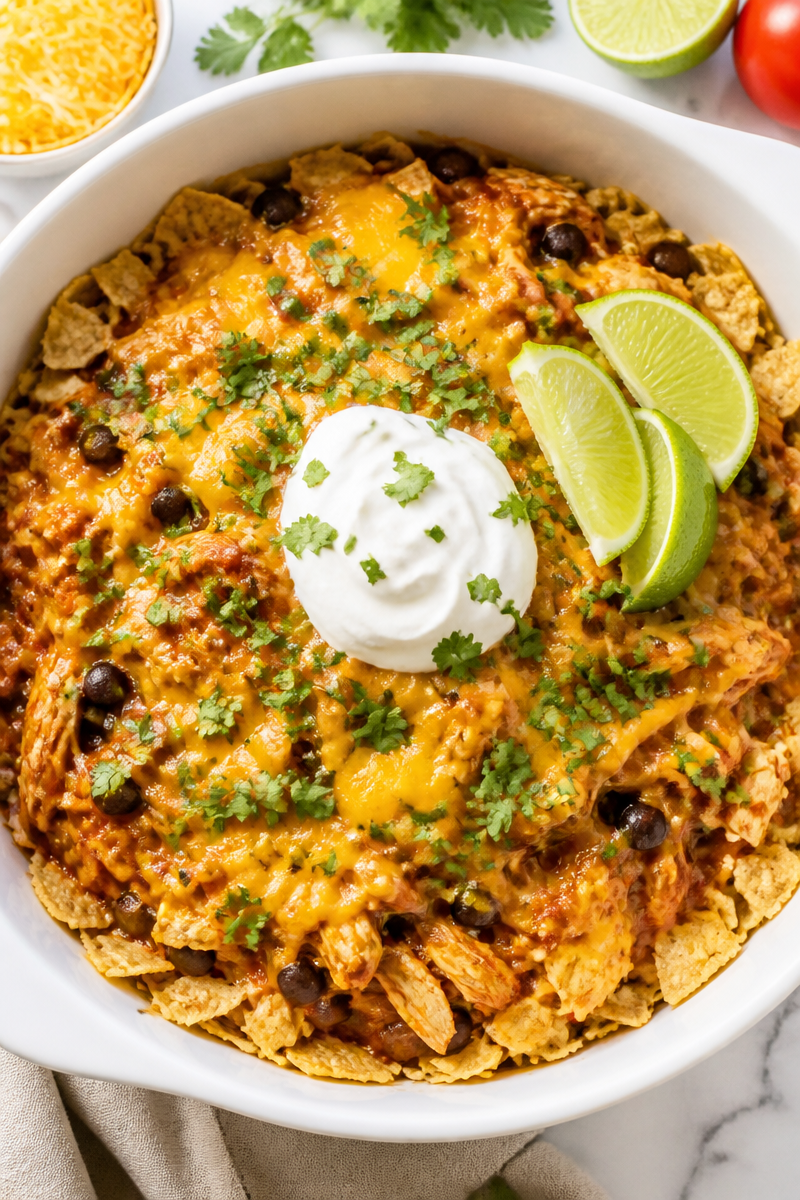 Crockpot Chicken Taco Casserole Dump Go Crockpot Chicken Taco Casserole Dump Go