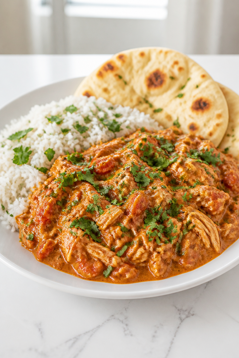 Crockpot Chicken Tikka Masala Dinner