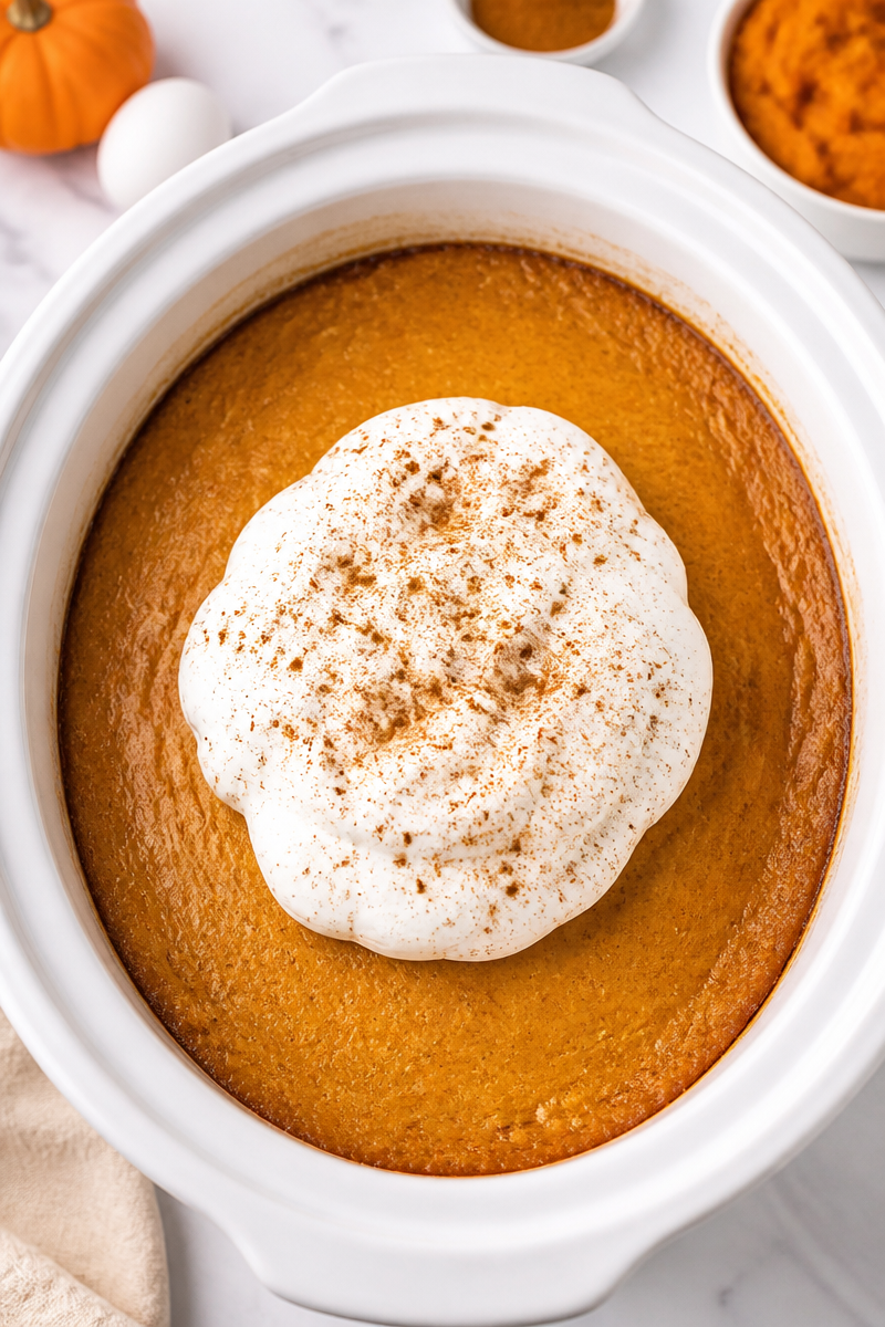 Crustless Pumpkin Pie Pudding Slow Cooker Crustless Pumpkin Pie Pudding Slow Cooker