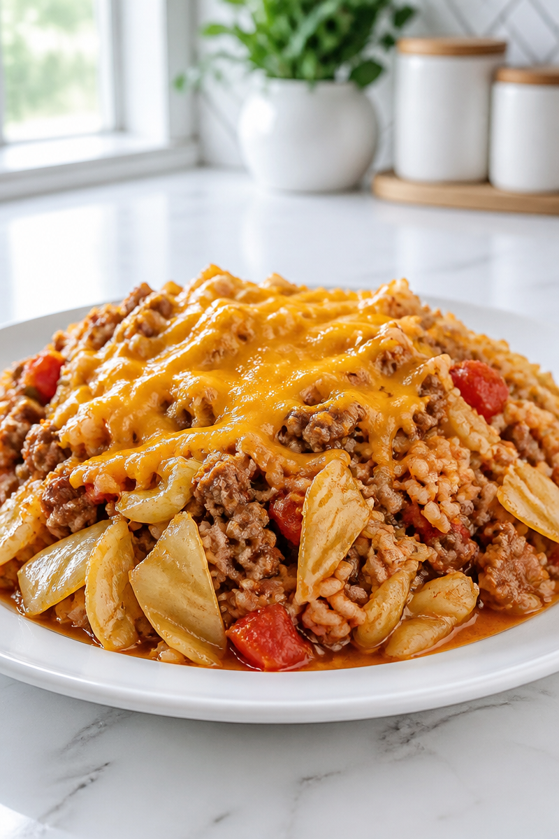 Easy Cabbage Casserole Family Reunion Favorite