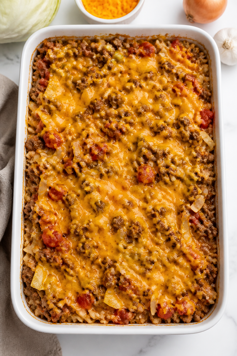 Easy Cabbage Casserole Family Reunion Favorite