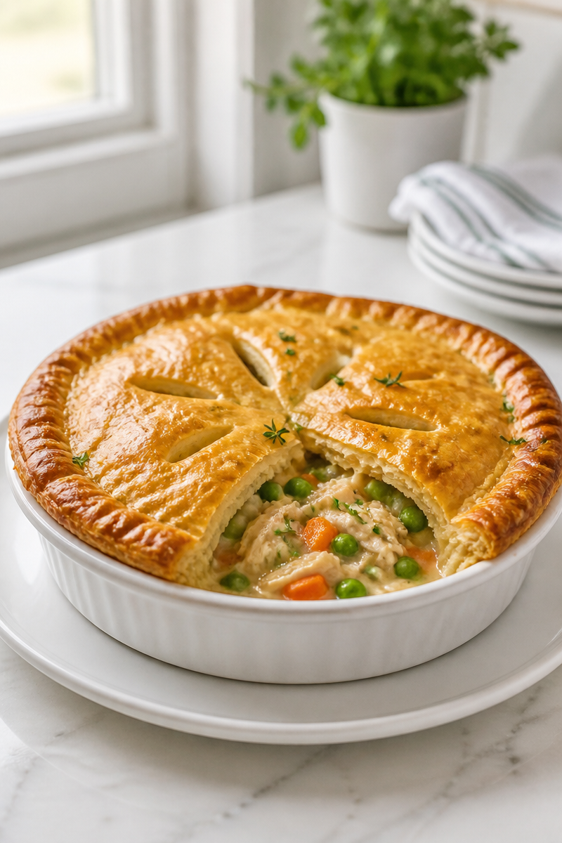 Easy Chicken Pot Pie Puff Pastry Easy Chicken Pot Pie Puff Pastry