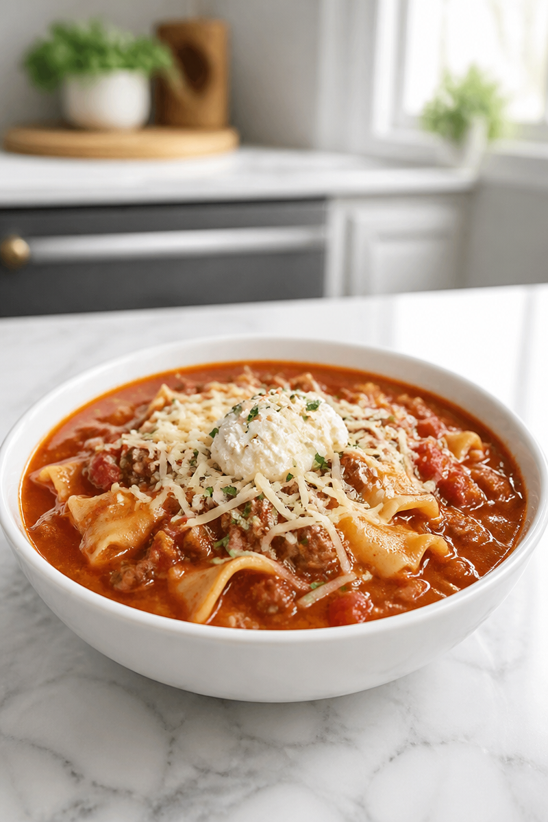 Easy Lasagna Soup For Dinner Easy Lasagna Soup For Dinner