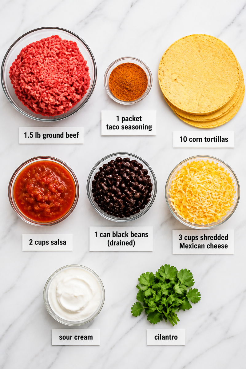 Easy Mexican Beef Lasagna Freezer Casserole Easy Mexican Beef Lasagna Freezer Casserole