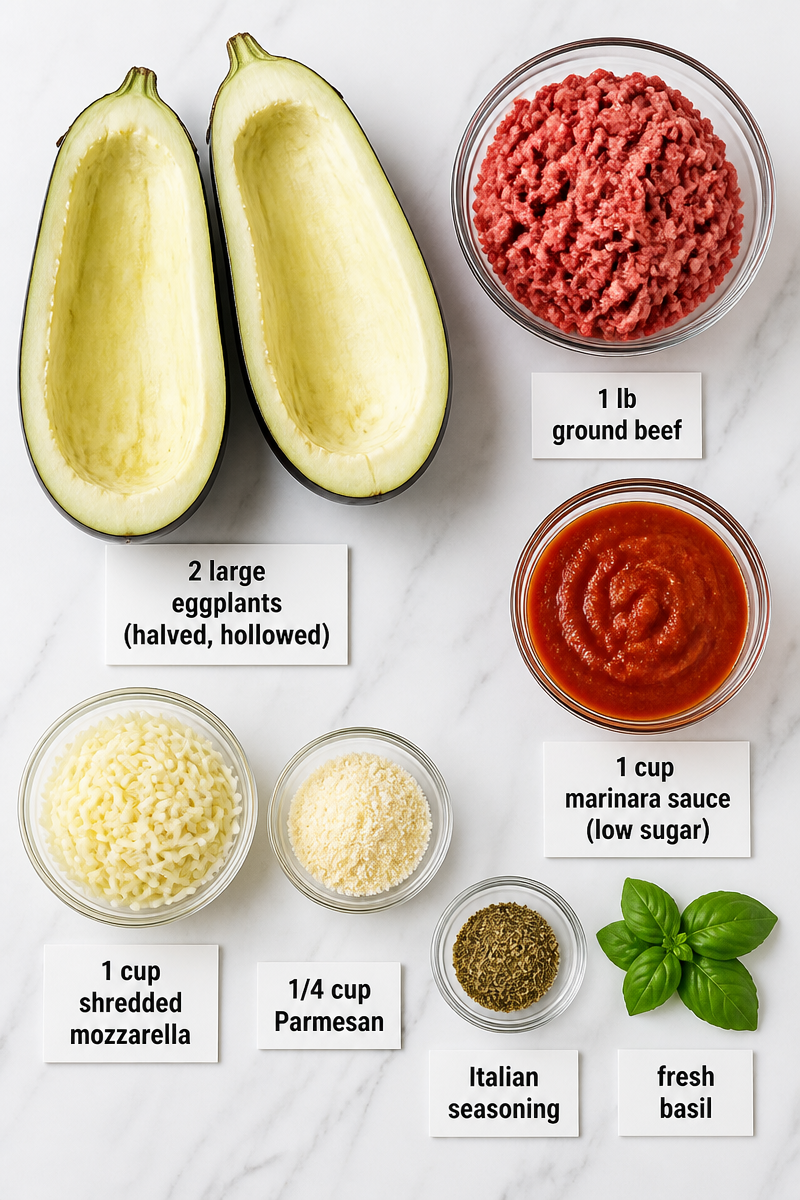Eggplant Boat Cheesy Keto Comfort Dinner Eggplant Boat Cheesy Keto Comfort Dinner