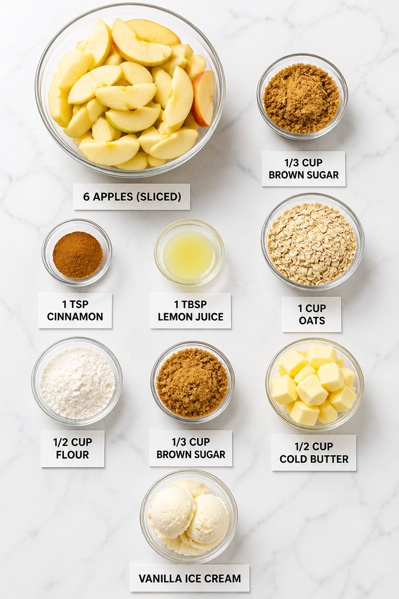 Fall Apple Crisp Classic Oat Topping