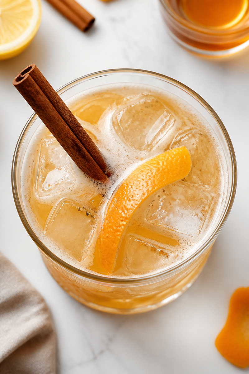 Fall Spiced Whiskey Sour Cocktail Fall Spiced Whiskey Sour Cocktail