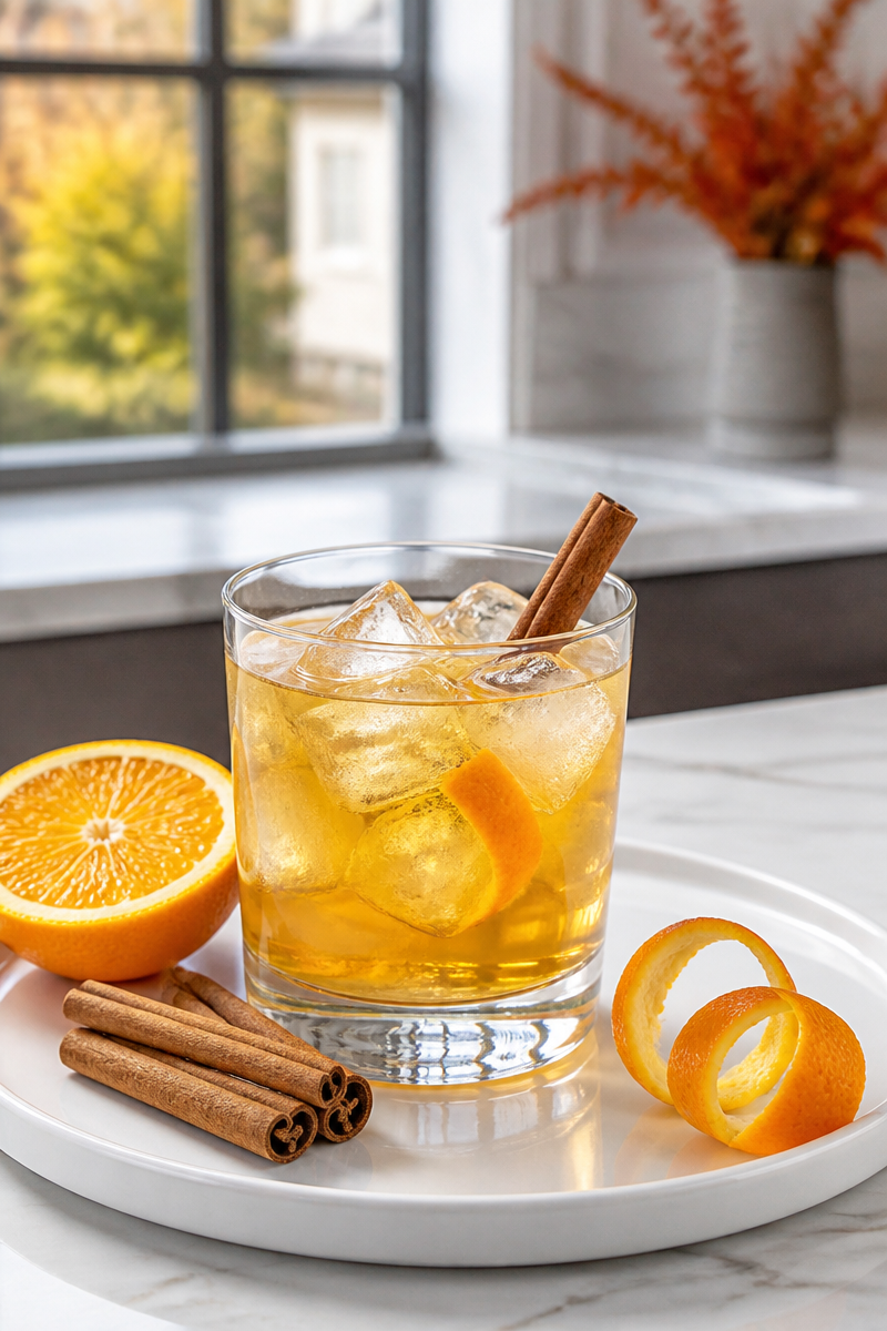 Fall Spiced Whiskey Sour Cocktail Fall Spiced Whiskey Sour Cocktail