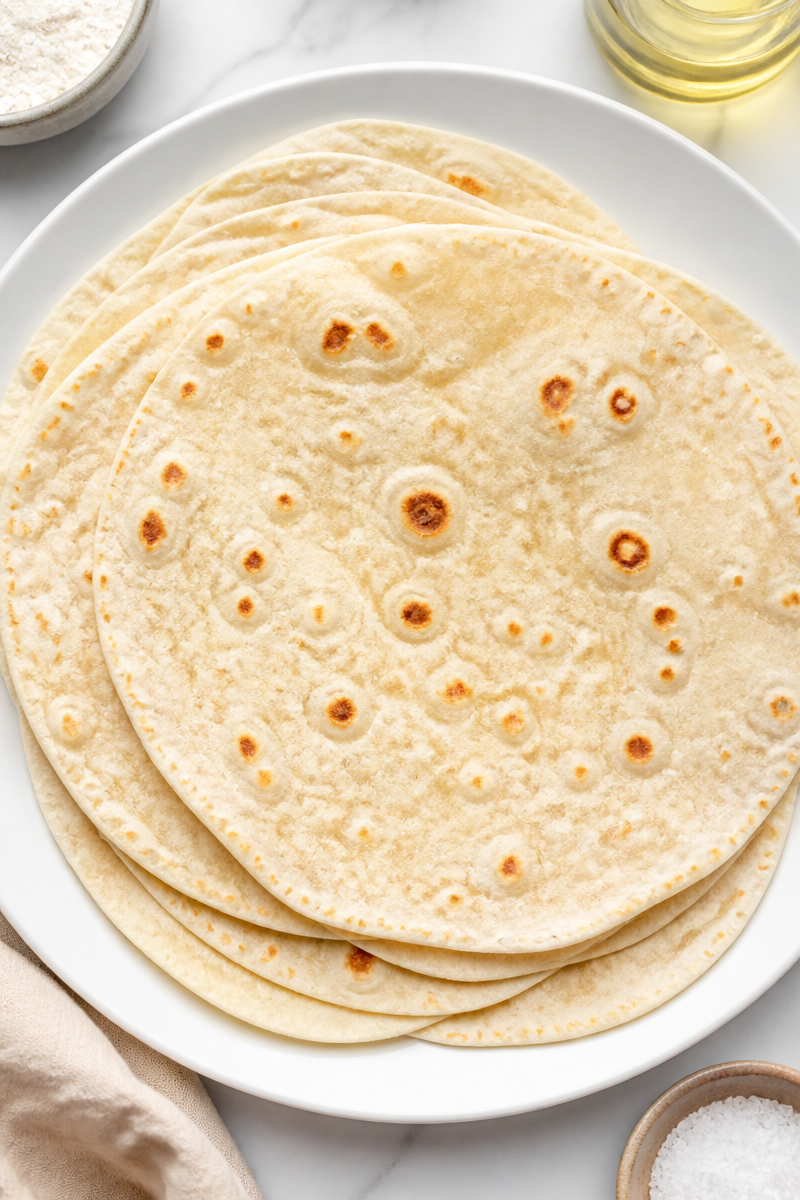 Five Minute Sourdough Flour Tortilla Dough