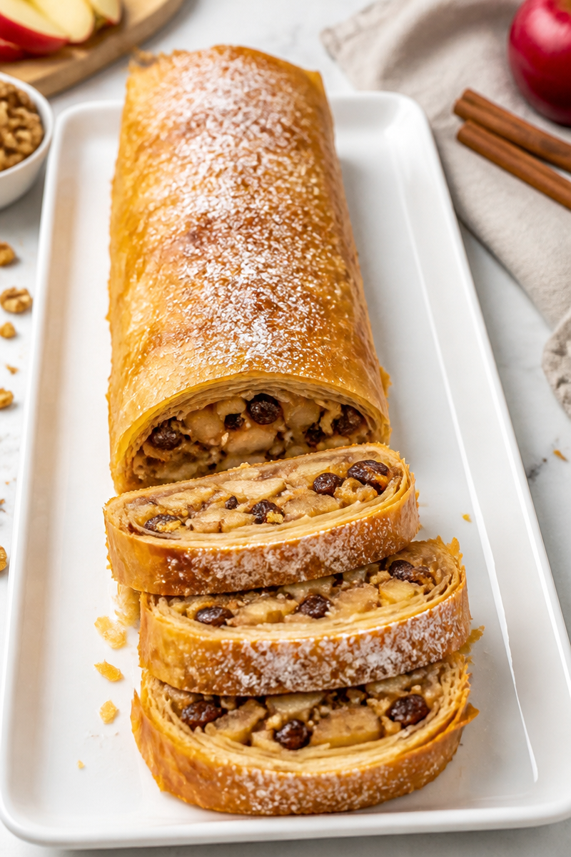 Flaky Apple Strudel For Fall Flaky Apple Strudel For Fall