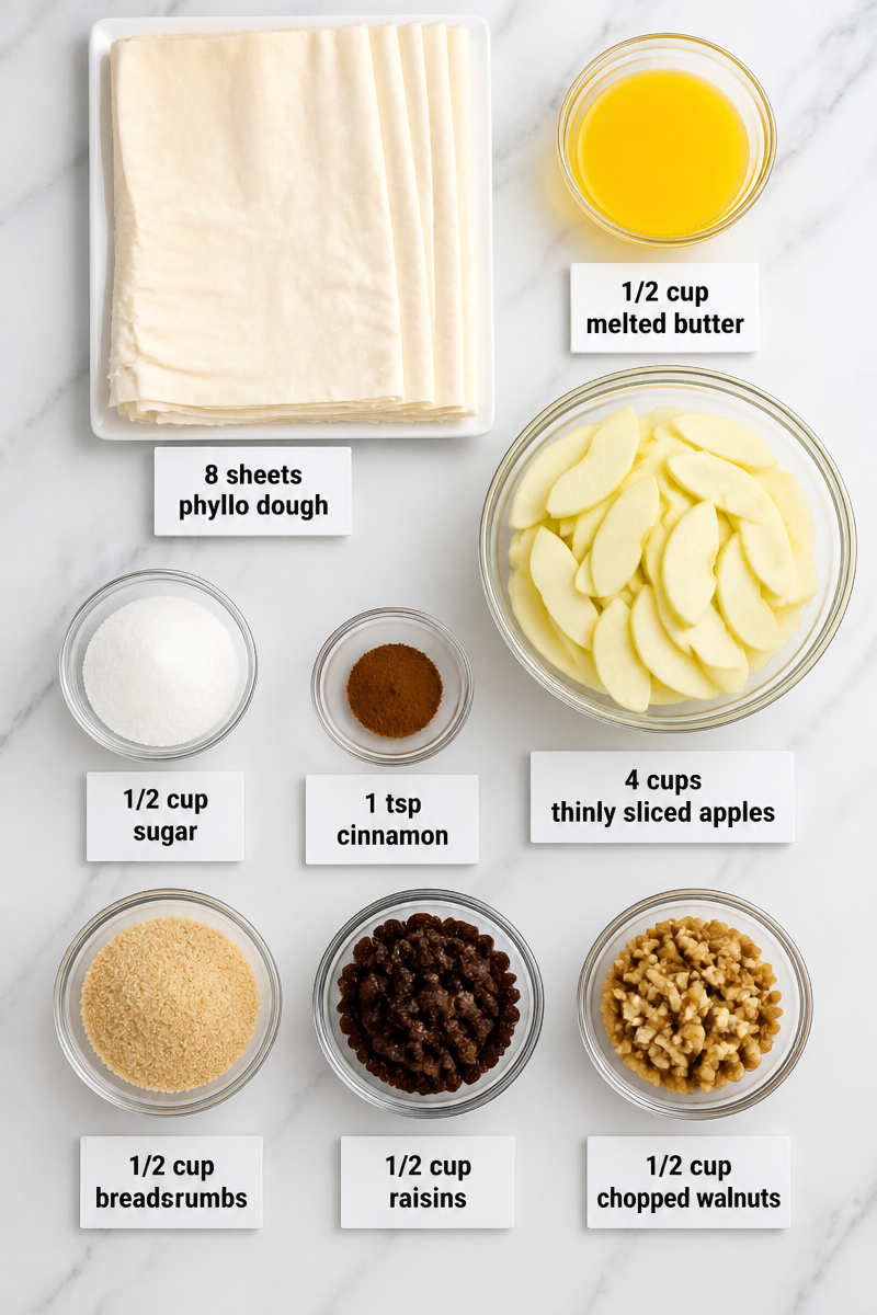 Flaky Apple Strudel For Fall Flaky Apple Strudel For Fall