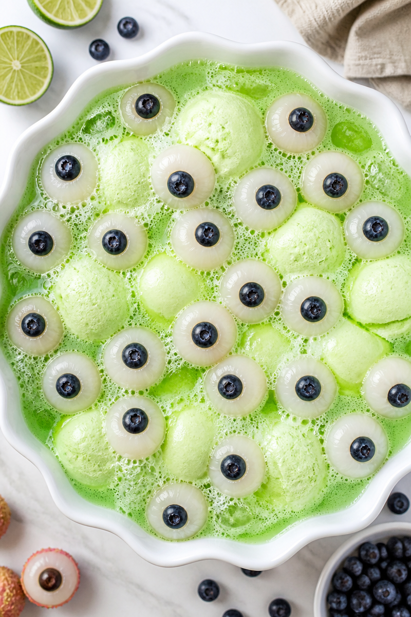 Floating Eyeball Green Halloween Punch Floating Eyeball Green Halloween Punch