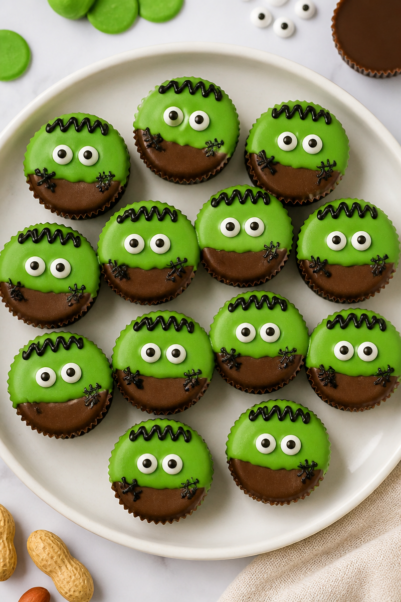 Frankenstein Reese's Peanut Butter Cup Frankenstein Reese's Peanut Butter Cup