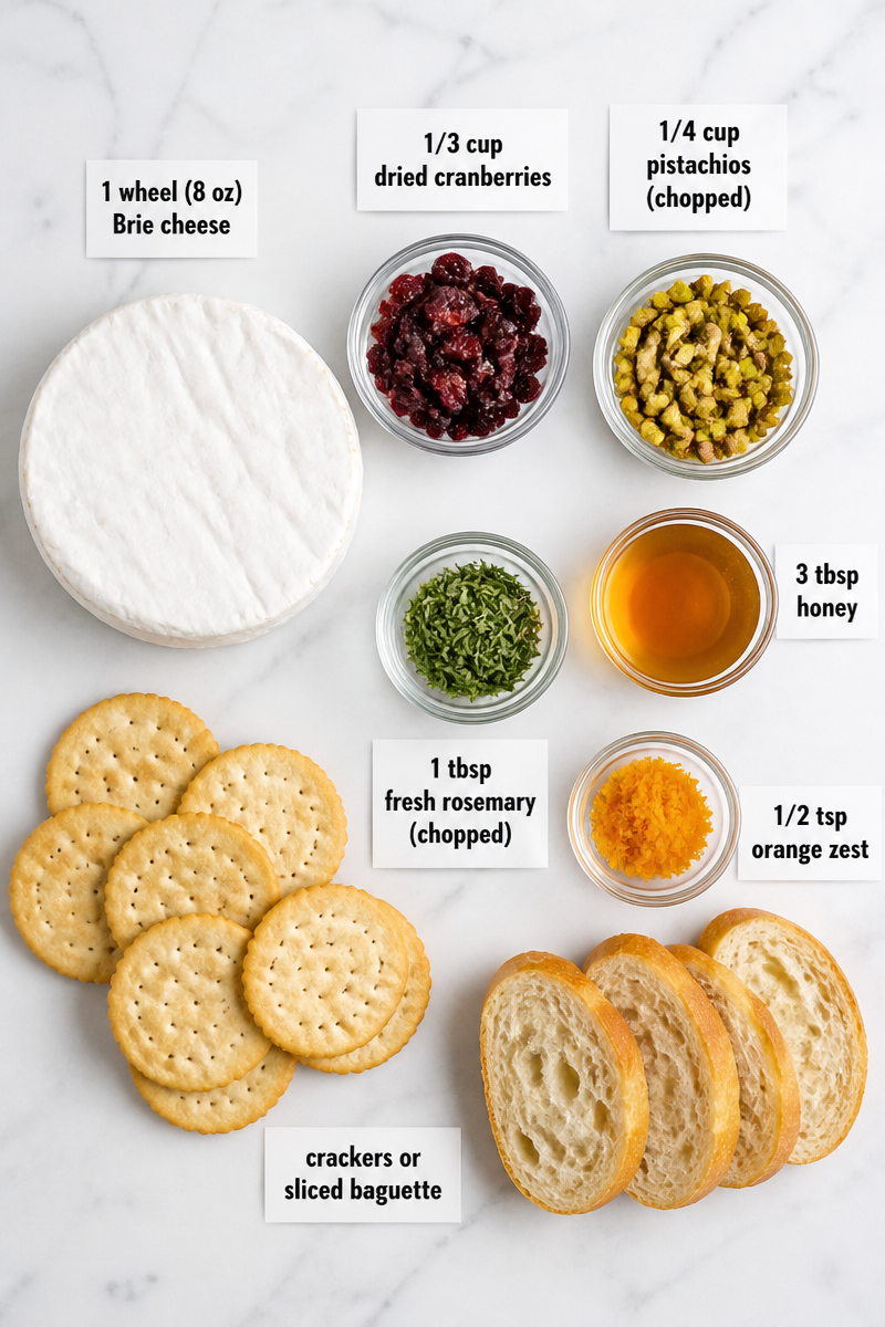 Fresh Cranberry Pistachio Baked Brie Fresh Cranberry Pistachio Baked Brie