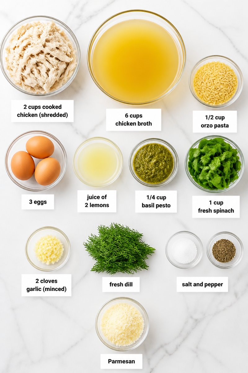Greek Lemon Chicken Pesto Soup Greek Lemon Chicken Pesto Soup
