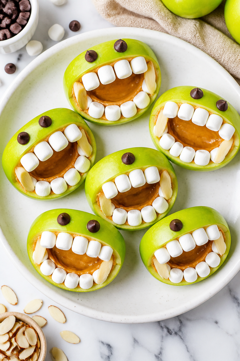 Green Apple Monster Mouth Snack Green Apple Monster Mouth Snack