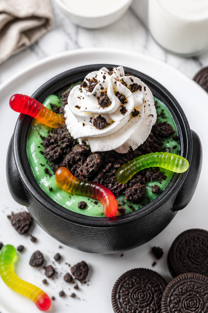 Green Witch Brew Pudding Cup Green Witch Brew Pudding Cup