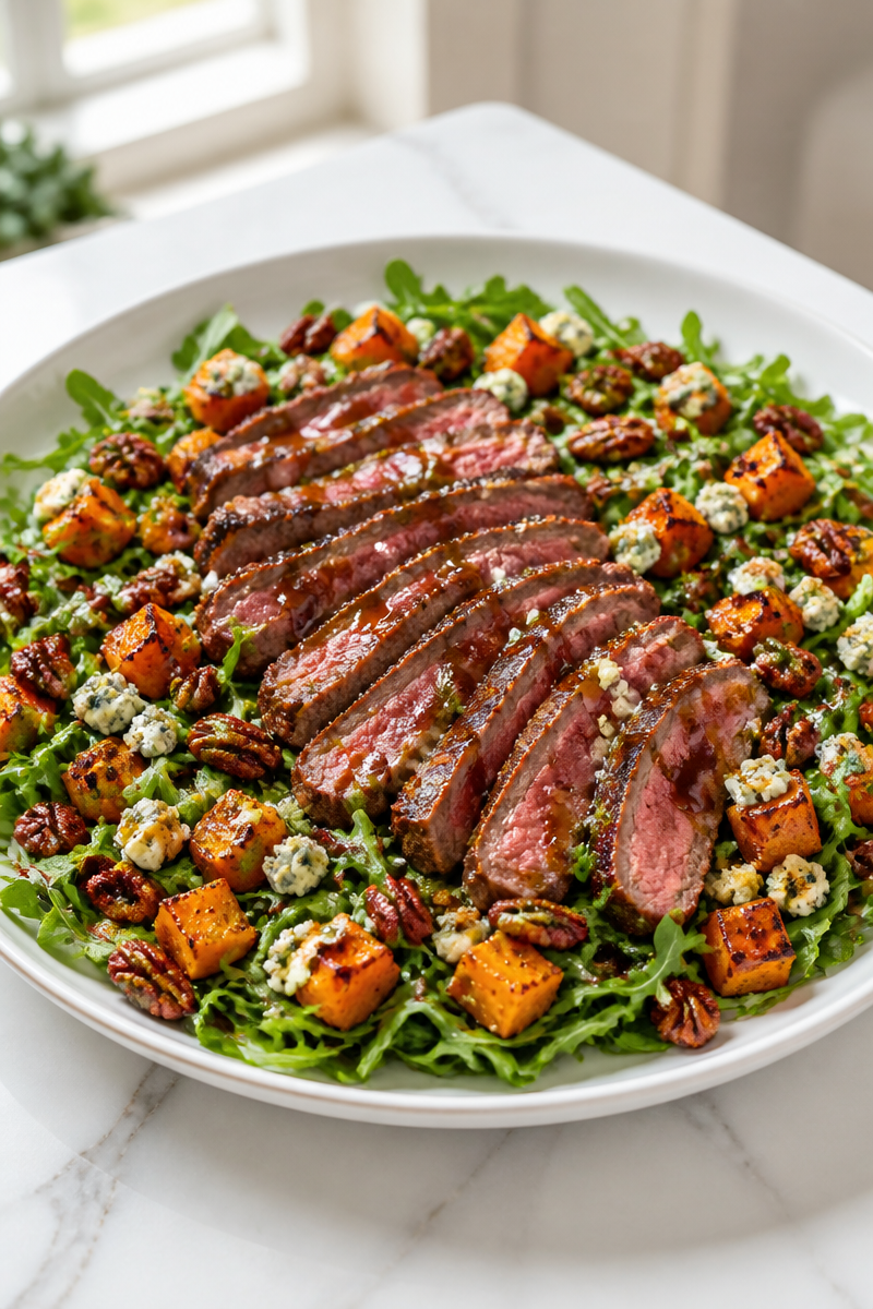 Grilled Steak Butternut Squash Salad