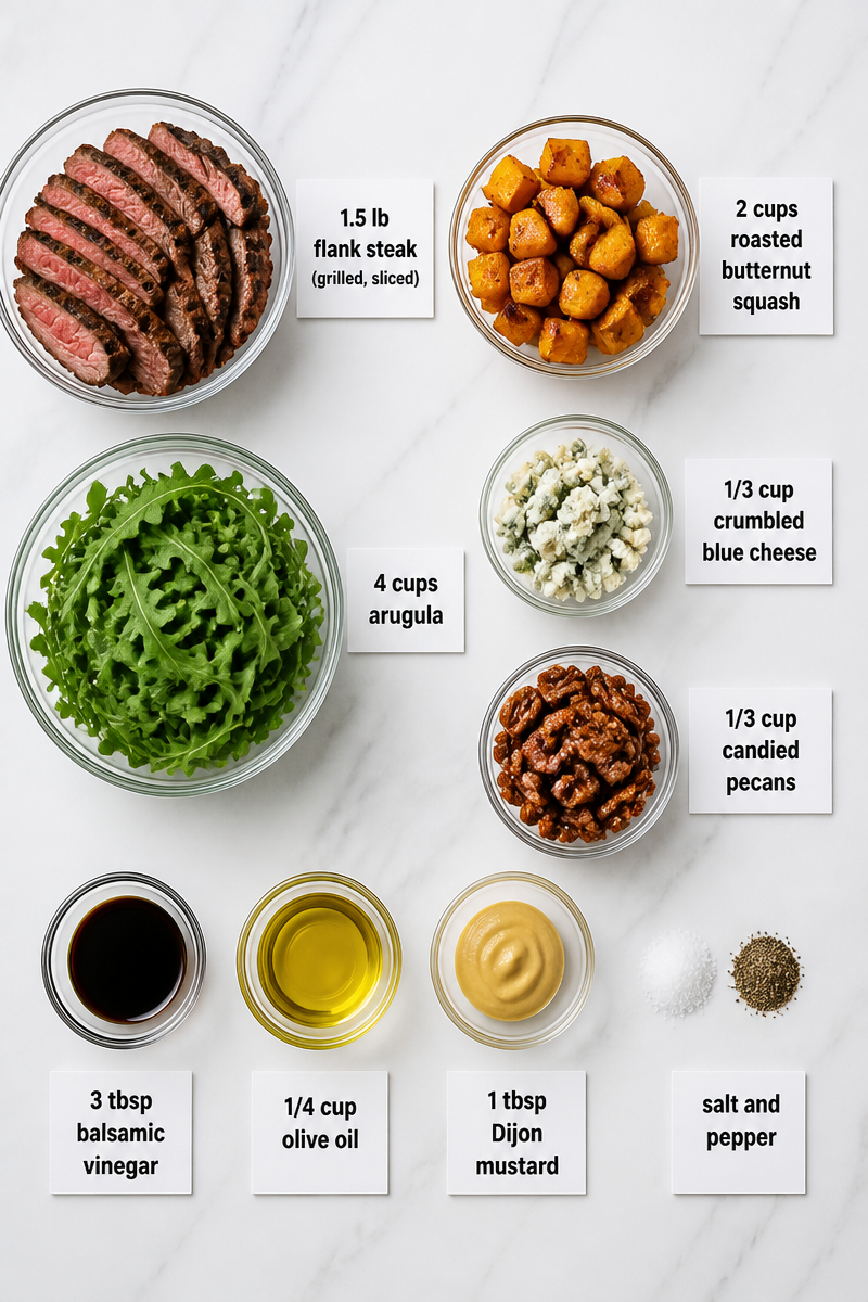 Grilled Steak Butternut Squash Salad