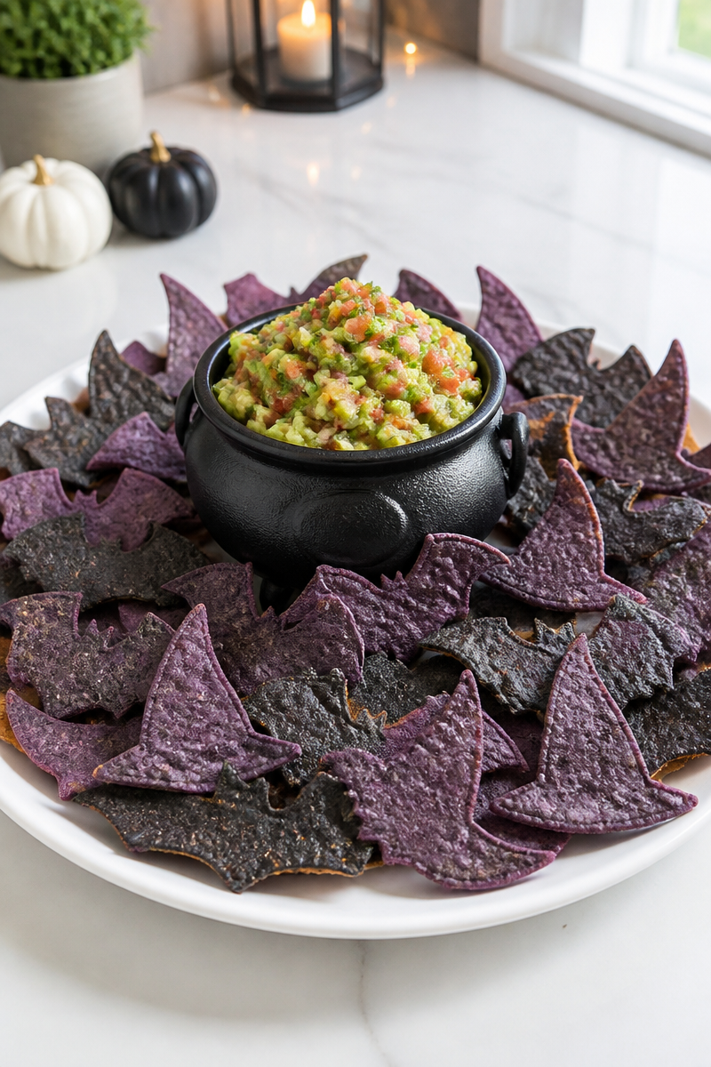 Guacamole Witch Chip Spooky Platter Guacamole Witch Chip Spooky Platter