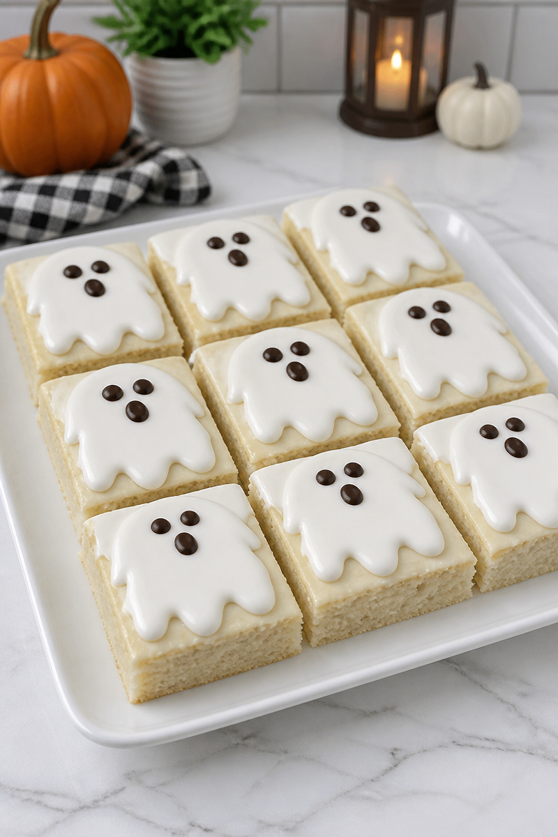 Halloween Ghost Sugar Cookie Bar Halloween Ghost Sugar Cookie Bar