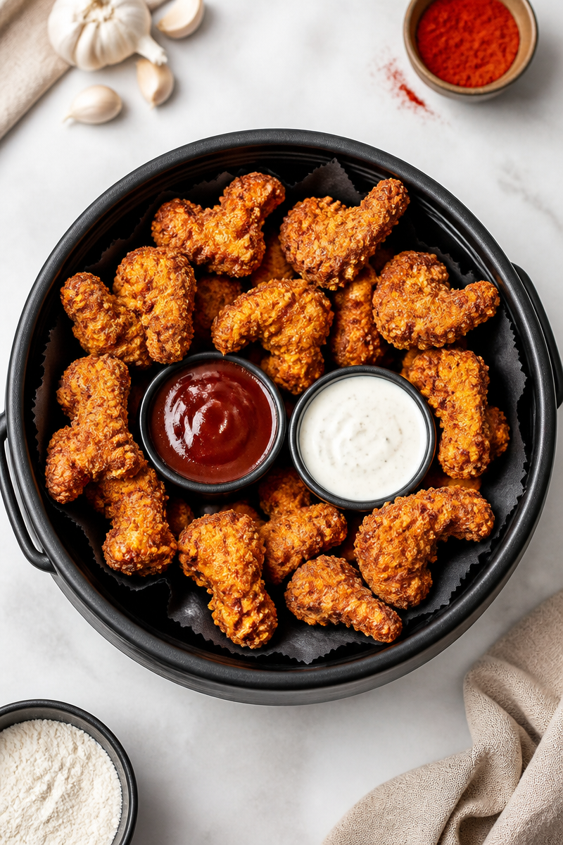 Halloween Popcorn Chicken Bat Wing Halloween Popcorn Chicken Bat Wing