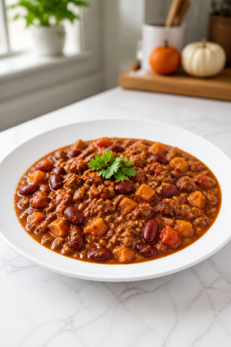 Hearty Fall Pumpkin Beef Chili Hearty Fall Pumpkin Beef Chili