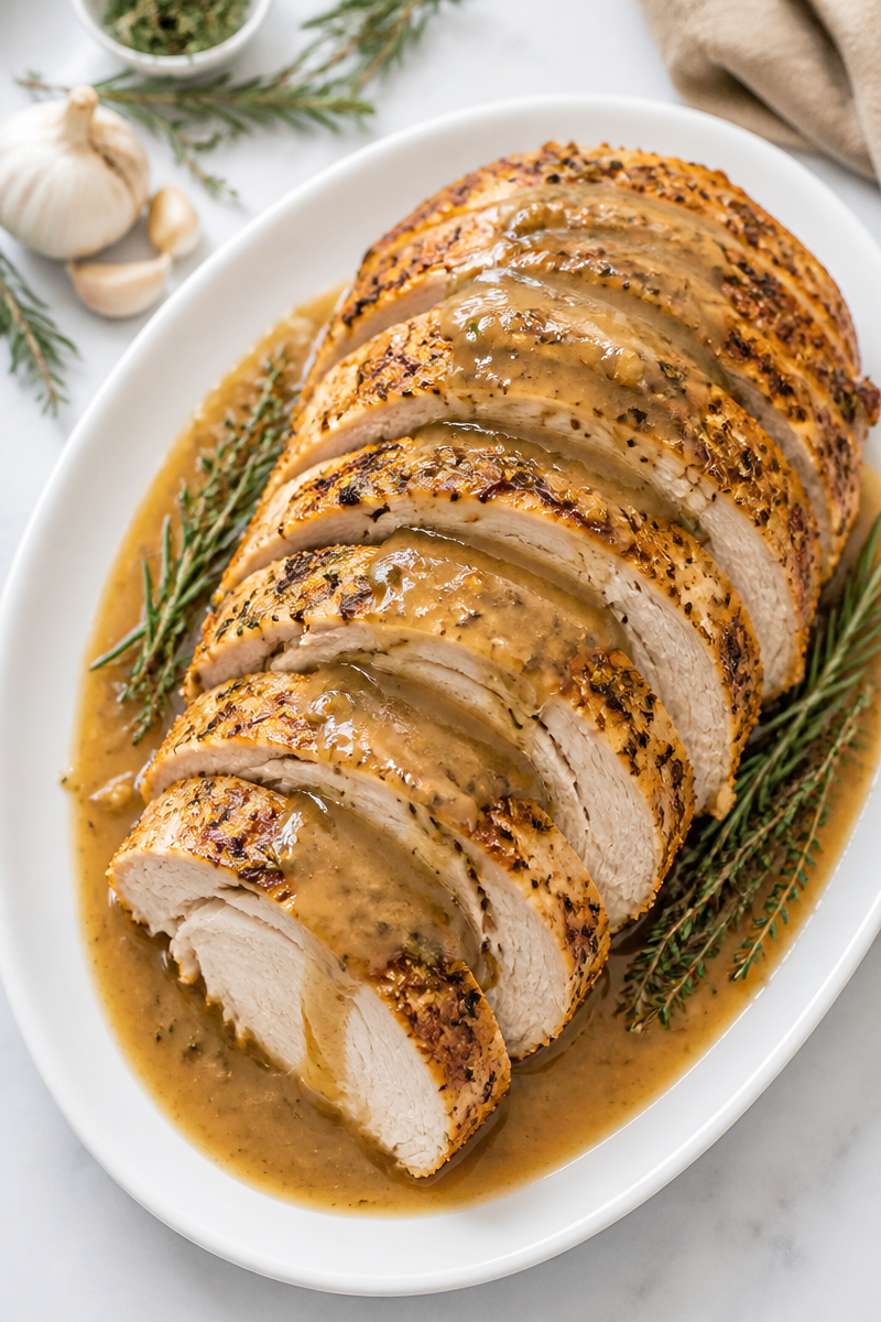 Herb Roasted Turkey Breast Gravy Herb Roasted Turkey Breast Gravy