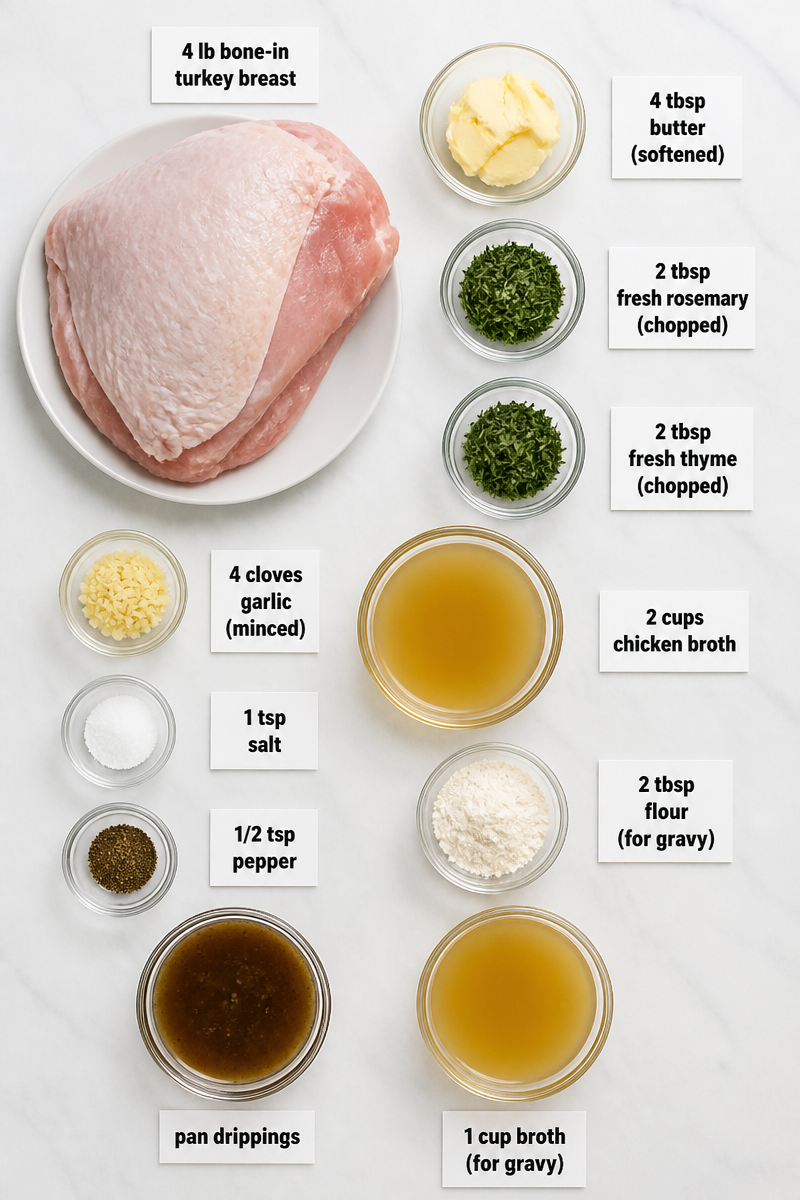 Herb Roasted Turkey Breast Gravy Herb Roasted Turkey Breast Gravy