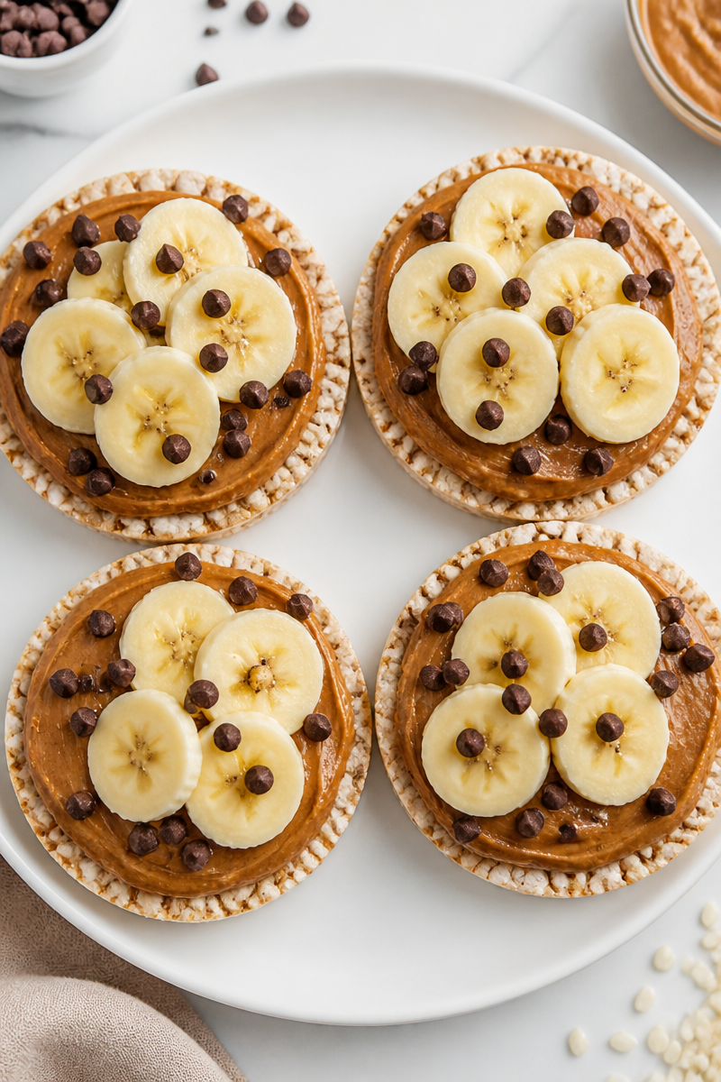 High Protein Peanut Butter Rice Cake High Protein Peanut Butter Rice Cake