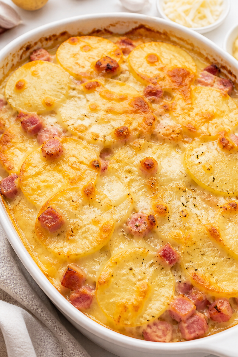 Holiday Ham Potato Gruyère Bake Holiday Ham Potato Gruyère Bake