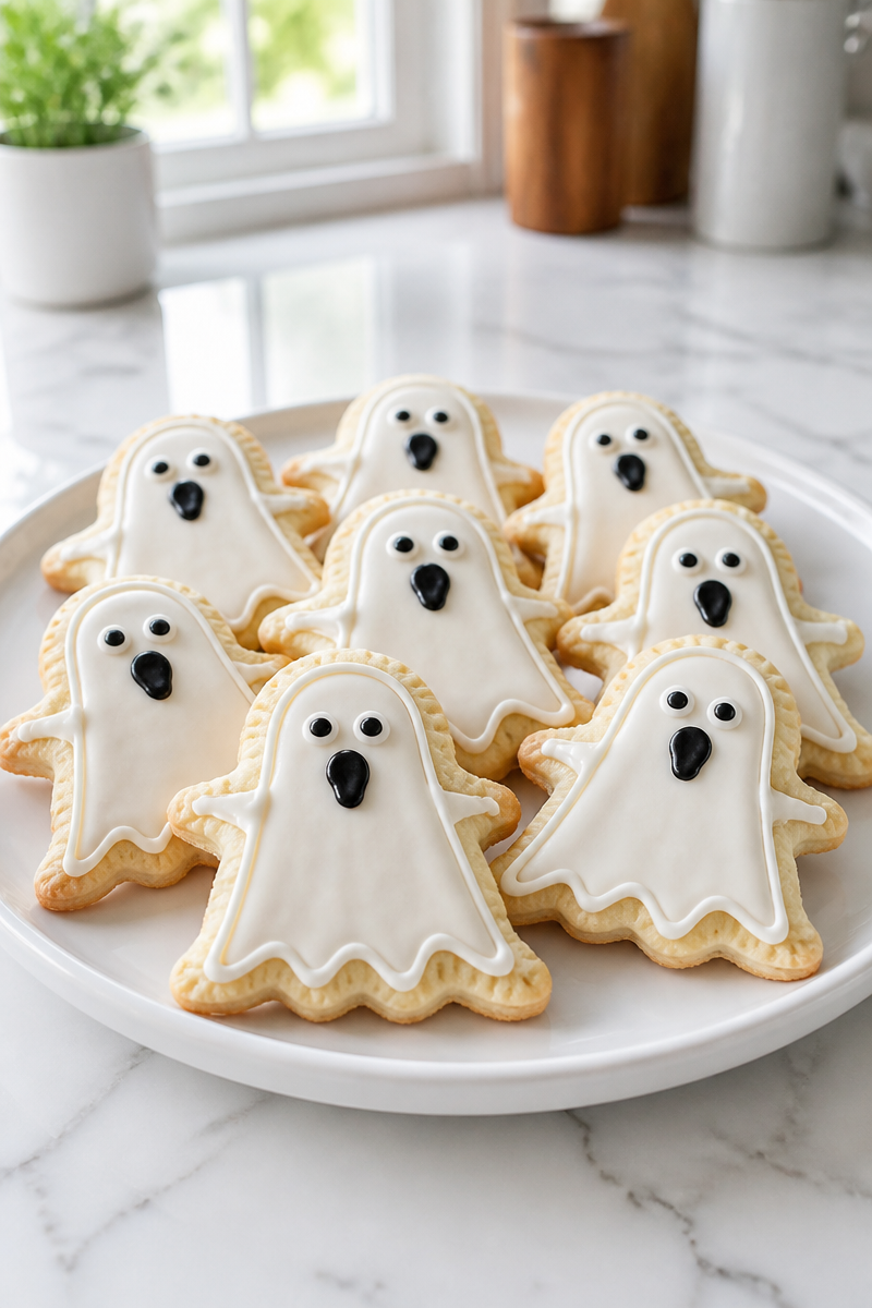 Homemade Ghost Shaped Pop Tart Homemade Ghost Shaped Pop Tart