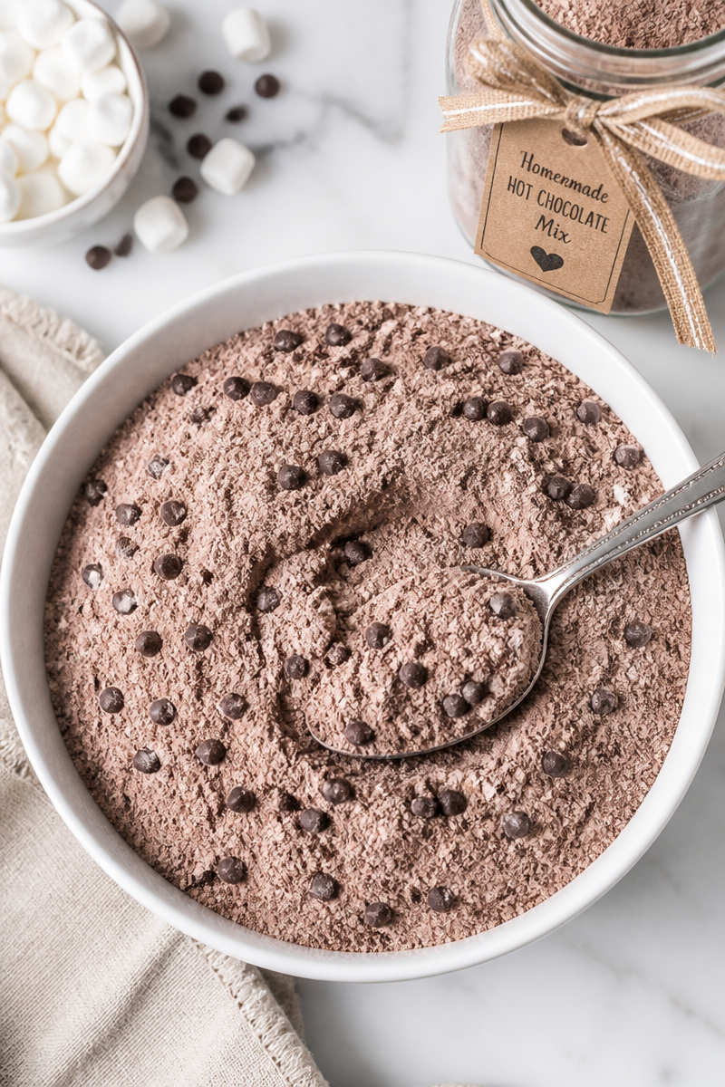 Homemade Hot Chocolate Mix Gift Homemade Hot Chocolate Mix Gift
