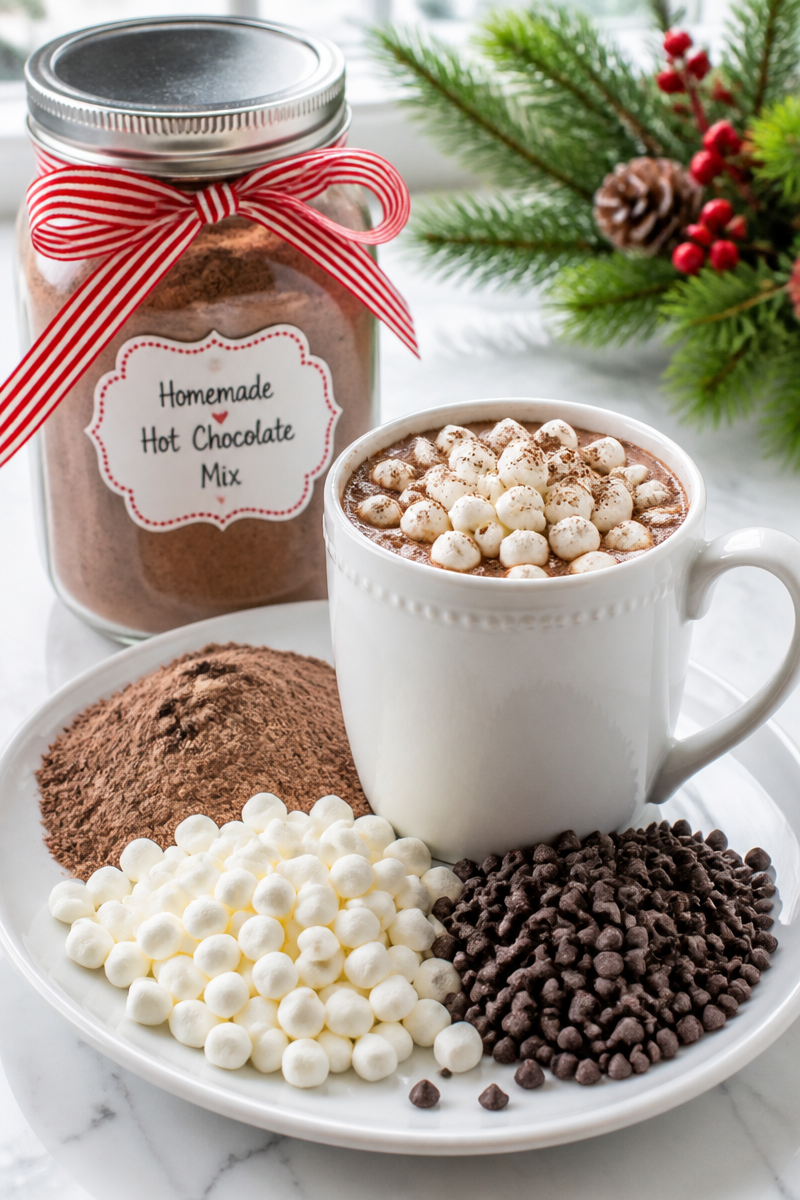 Homemade Hot Chocolate Mix Gift Homemade Hot Chocolate Mix Gift