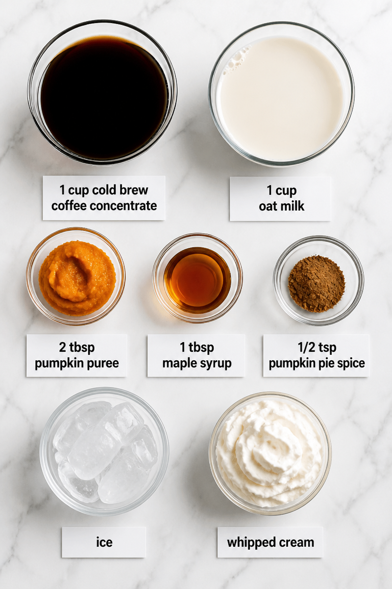 Homemade Pumpkin Cream Cold Brew Coffee Homemade Pumpkin Cream Cold Brew Coffee
