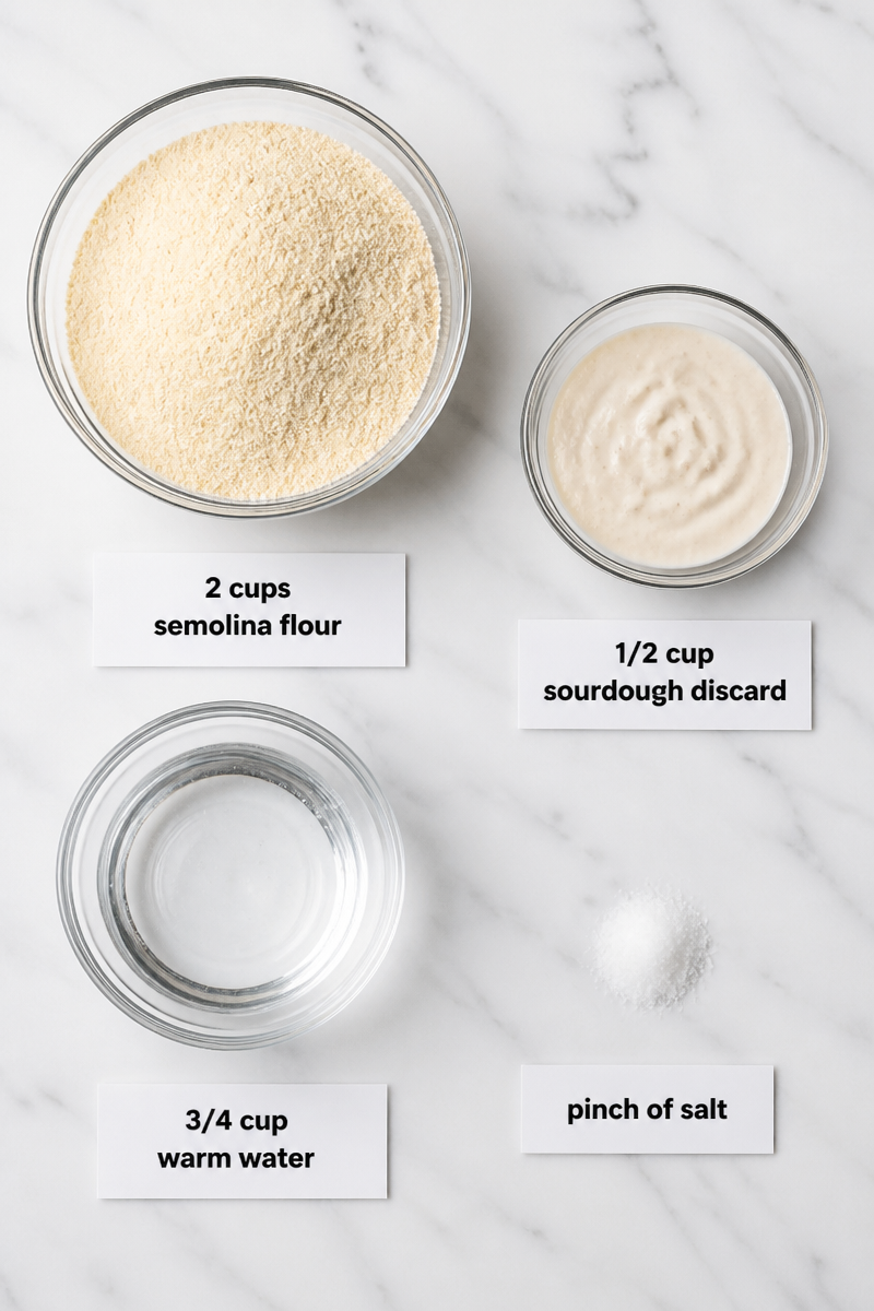 Homemade Sourdough Cavatelli Semolina Pasta Homemade Sourdough Cavatelli Semolina Pasta