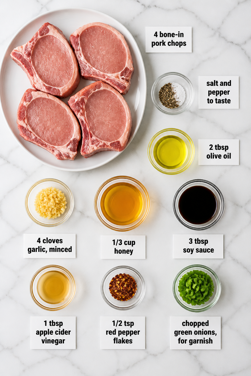 Honey Garlic Pork Chop Skillet
