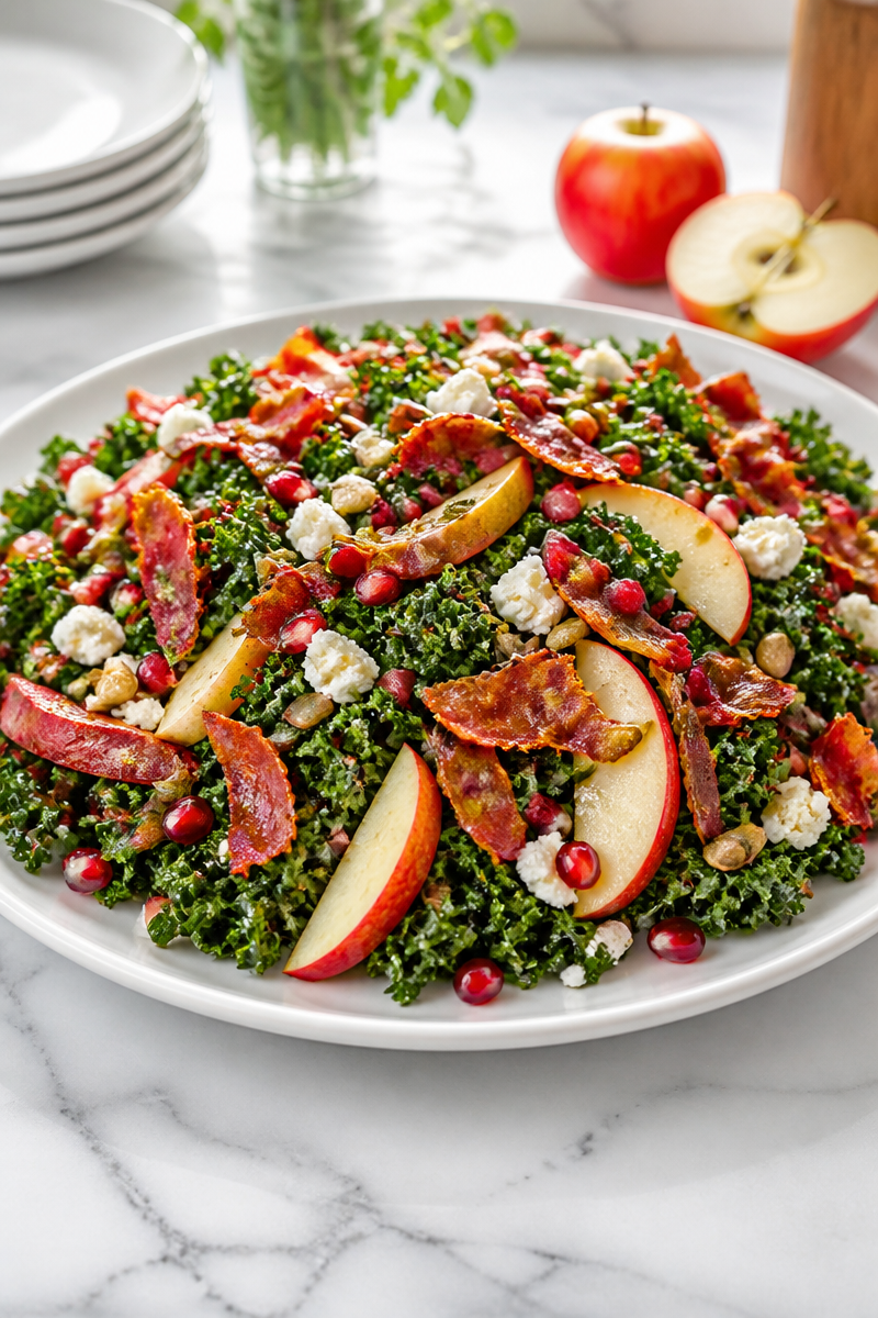 Honeycrisp Apple Kale Prosciutto Salad Honeycrisp Apple Kale Prosciutto Salad