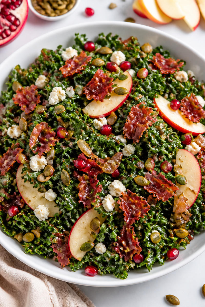Honeycrisp Apple Kale Prosciutto Salad Honeycrisp Apple Kale Prosciutto Salad