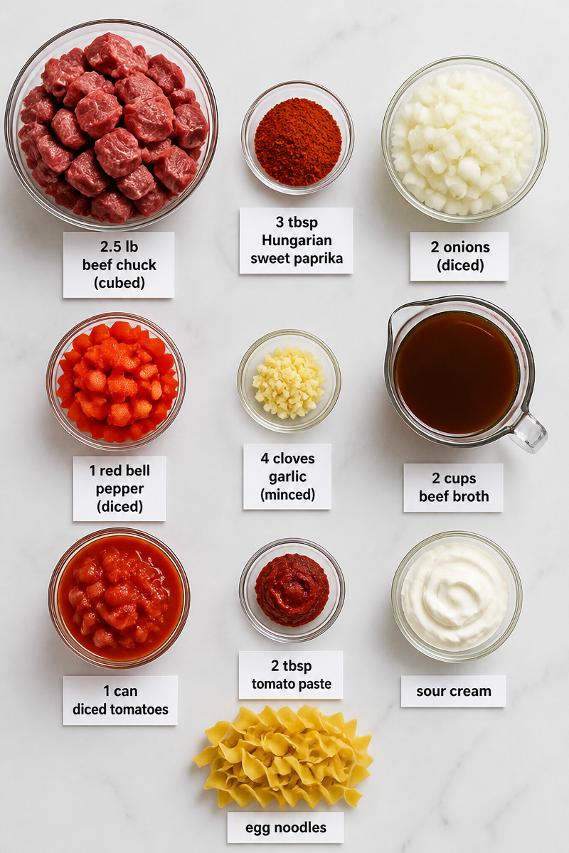 Hungarian Goulash Sweet Paprika Stew Hungarian Goulash Sweet Paprika Stew